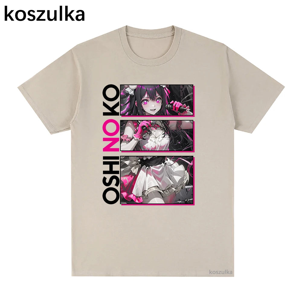 Camiseta Oshi no Ko para hombre Ai Hoshino