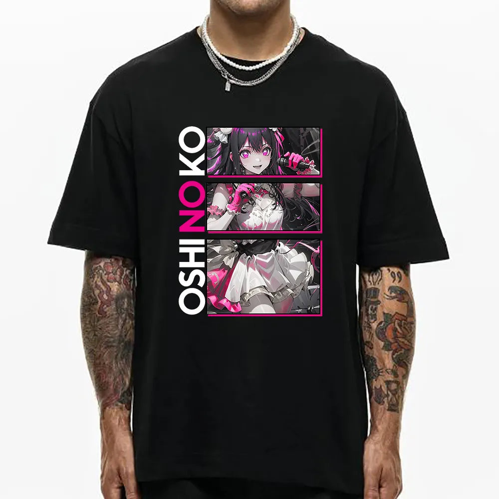 Oshi no Ko T Shirt Men Ai Hoshino