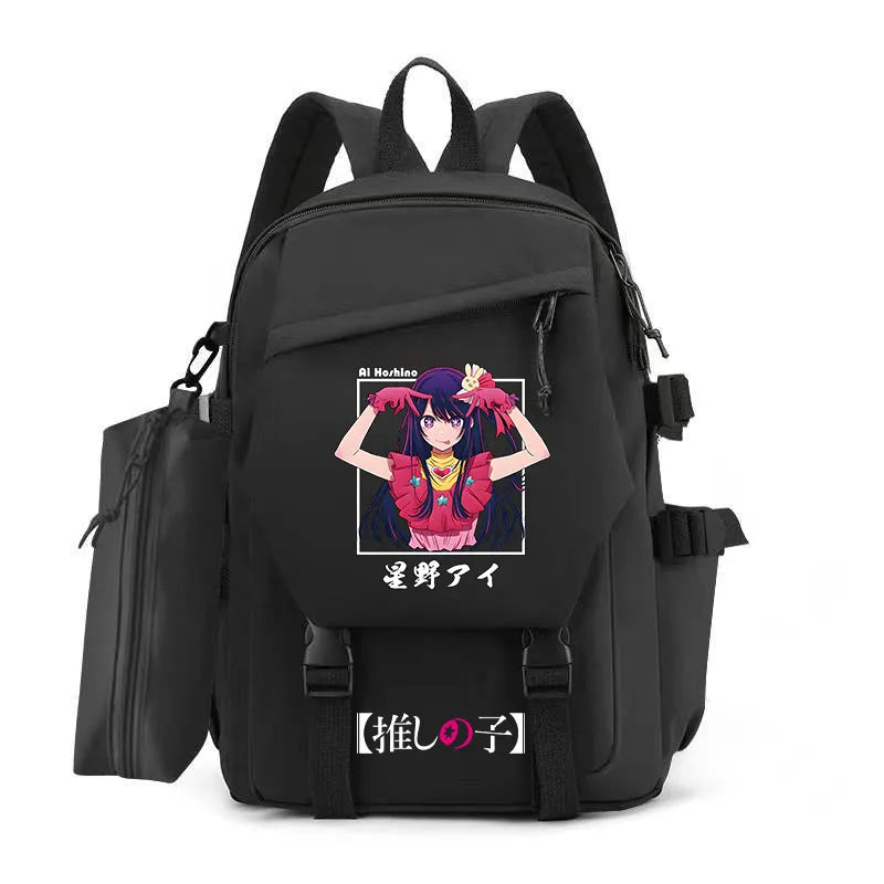 Mochila Oshi No Ko Negra